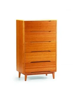 Greenington Currant Five Drawer Chest - Caramelized Furniture