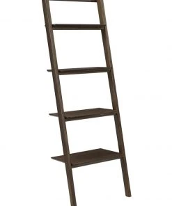 Greenington Currant Leaning Bookshelf - Black Walnut