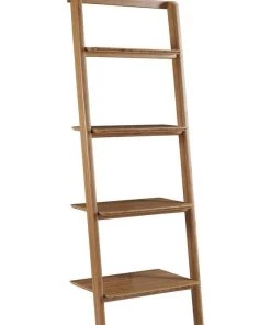 Greenington Currant Leaning Bookshelf - Caramelized Furniture