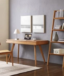 Greenington Currant Leaning Bookshelf - Caramelized Furniture