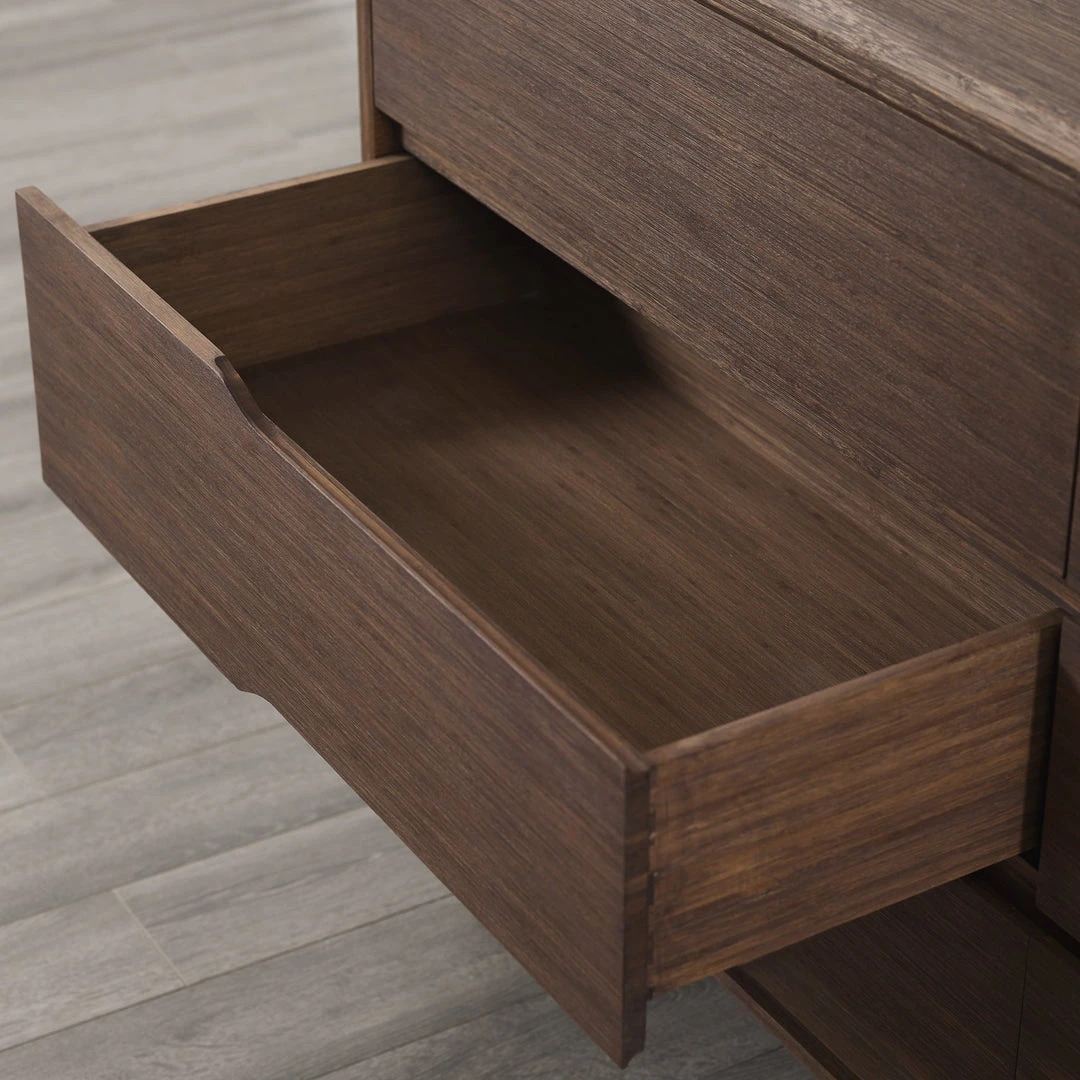 Greenington Currant Six Drawer Dresser - Oiled Walnut 3 Greenington Currant Six Drawer Dresser - Oiled Walnut