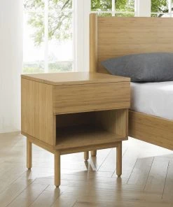 Greenington Ria One Drawer Nightstand - Caramelized Furniture