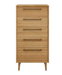 Greenington Furniture Sienna Five Drawer Chest - Caramelized