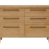 Greenington Furniture Sienna Six Drawer Dresser - Caramelized