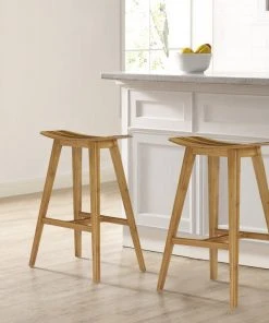 Greenington Furniture Tigris Counter Stool Set - Exotic Tiger Inlay