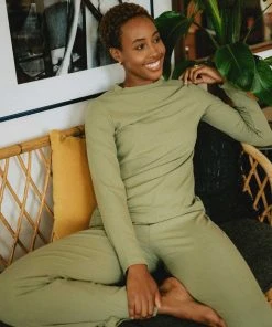 Mary Young Best Sellers Greer Ribbed Bamboo Top