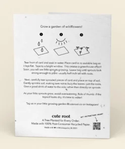 Cute Root Happy Hanukkah Plantable Watercolor Cards - 10 Pack Made In USA