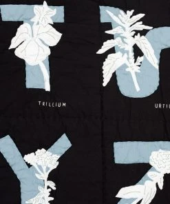 Haptic Lab Floral Alphabet Baby Quilt Quilts + Blankets