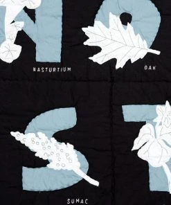 Haptic Lab Floral Alphabet Baby Quilt Quilts + Blankets