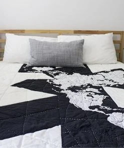 Haptic Lab Home Goods Dymaxion Map Quilt