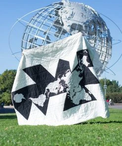 Haptic Lab Home Goods Dymaxion Map Quilt