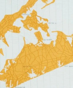 Haptic Lab Hamptons Map Throw Quilt