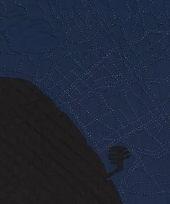 Haptic Lab Los Angeles Map Throw Quilt Home Goods