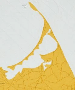 Haptic Lab Nantucket Map Throw Quilt