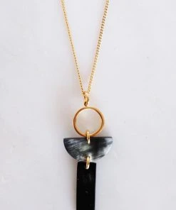 Hathorway Con Dao II Horn Pendant Necklace Jewelry