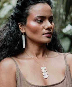 Hathorway Best Sellers Hanoi Crescent Horn Pendant Necklace