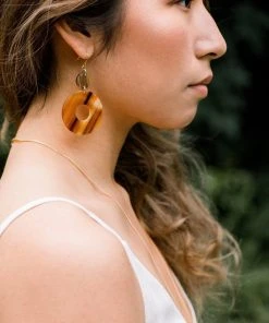 Hathorway Hoan Toan Horn Dangle Earrings Jewelry