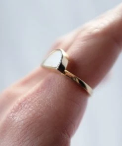 Hathorway Mat Trang Horn Crescent Ring Jewelry