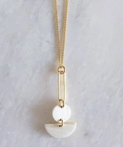 Hathorway Jewelry Tho Horn Pendant Necklace
