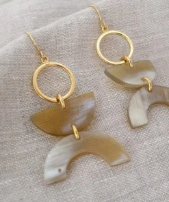 Hathorway Jewelry Vui Mung II Horn Earrings