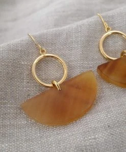 Hathorway Yang Bay II Horn Earrings - Dark Jewelry