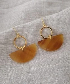 Hathorway Yang Bay II Horn Earrings - Dark Jewelry