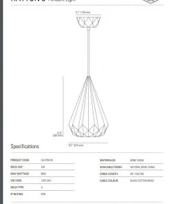 Ameico Lighting Hatton 3 Pendant Light