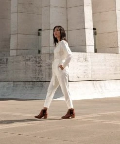 Nisolo Heeled Chelsea Boot - Brandy Shoes