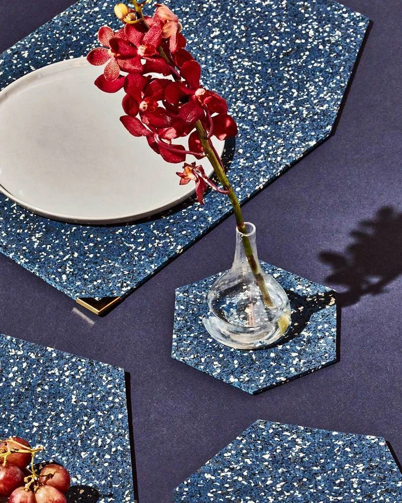 Slash Objects Hex Recycled Rubber Trivet Set - Royal Best Sellers 8 Slash Objects Hex Recycled Rubber Trivet Set - Royal Best Sellers