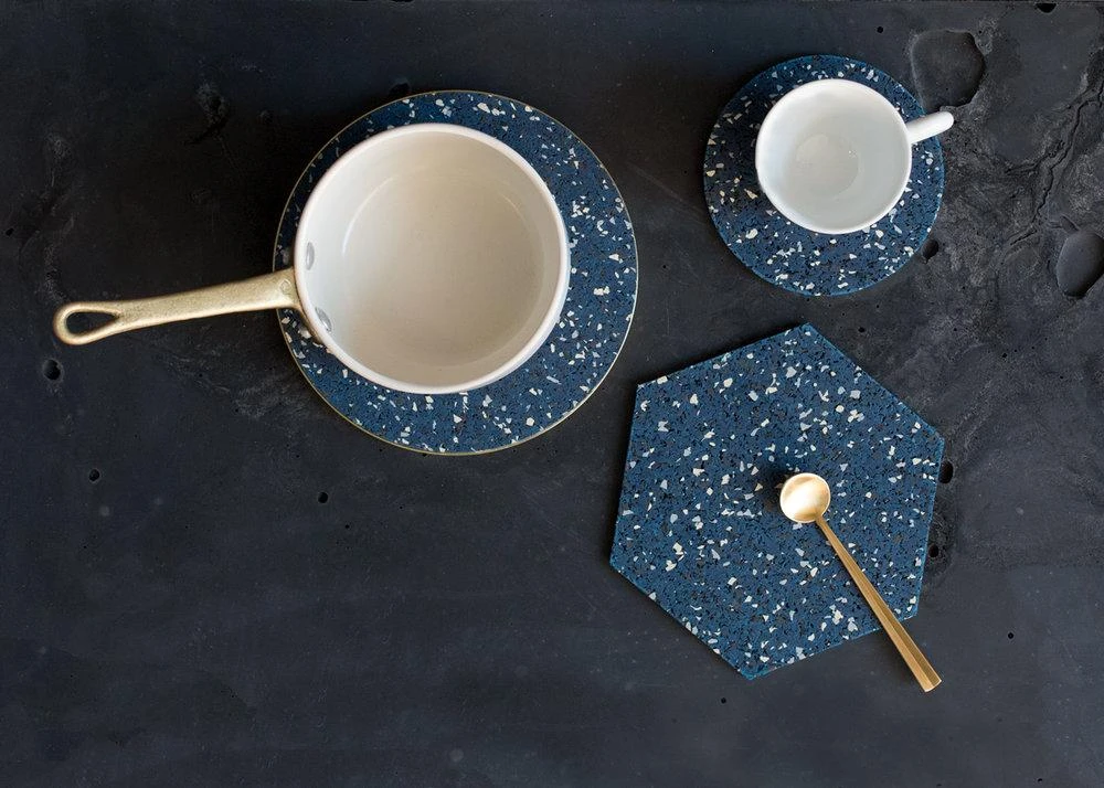 Slash Objects Hex Recycled Rubber Trivet Set - Royal Best Sellers 7 Slash Objects Hex Recycled Rubber Trivet Set - Royal Best Sellers