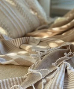 Hilana: Upcycled Cotton Home Goods Martinica Upcycled Turkish Towel