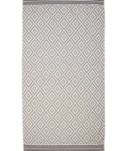 Hilana: Upcycled Cotton Home Goods Merida Upcycled Turkish Towel / Blanket - Gray