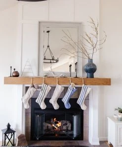 Will & Atlas Ticking Stripe Holiday Stocking