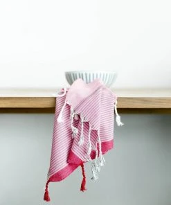 Home & Loft Tribeca Turkish Hand Towel - Pink Best Sellers