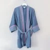 Home & Loft Best Sellers Tribeca Short Turkish Robe - Indigo