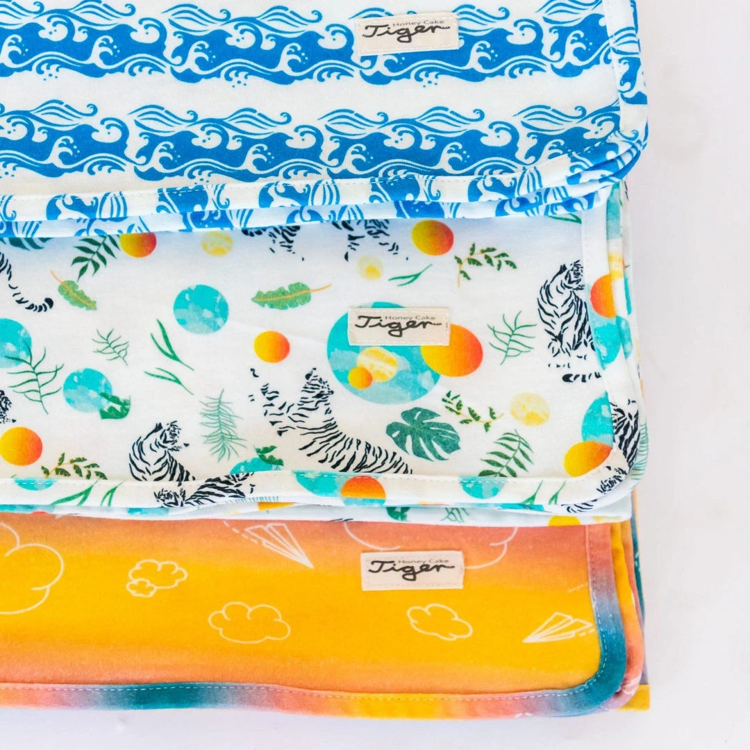 Honey Cake Tiger Patterned Baby Blanket 4 Honey Cake Tiger Patterned Baby Blanket