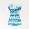 Honey Cake Tiger Kids' Hello Fun Wave Short Sleeve Dress