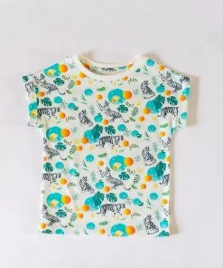 Honey Cake Tiger Kids' + Baby Kids' Magical Jungle Unisex T-Shirt