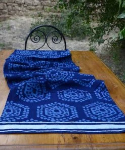 Ichcha Kitchen + Dining Honeycomb Table Runner