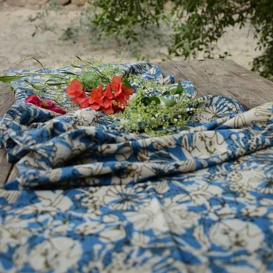 Ichcha Handcrafted Azul Table Runner 2 Ichcha Handcrafted Azul Table Runner