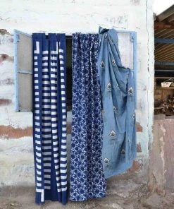 Ichcha Blue Flowers Curtain Panel Best Sellers