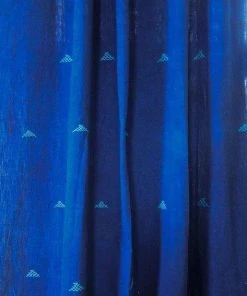 Ichcha Handcrafted Border Indigo Curtain 5 Ichcha Handcrafted Border Indigo Curtain