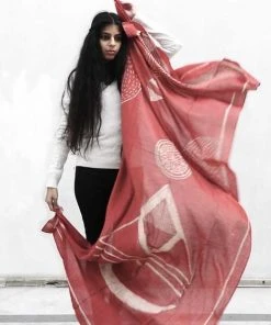 Ichcha Chakra Red Scarf Handcrafted 5 Ichcha Chakra Red Scarf Handcrafted