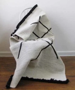 Ichcha Home Goods Cross Hatch Dhurrie Rug 7 Ichcha Home Goods Cross Hatch Dhurrie Rug