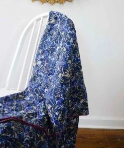 Ichcha Handcrafted Mahi Reversible Throw Blanket