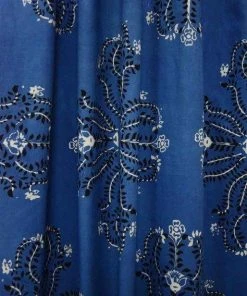 Ichcha Handcrafted Mumtaz Blue Curtain 8 Ichcha Handcrafted Mumtaz Blue Curtain