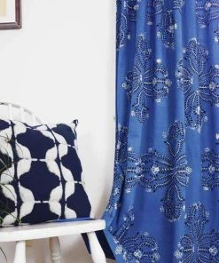 Ichcha Handcrafted Mumtaz Blue Curtain 9 Ichcha Handcrafted Mumtaz Blue Curtain