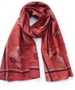 Ichcha Nacea Red Scarf