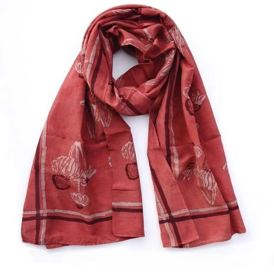 Ichcha Nacea Red Scarf 1 Ichcha Nacea Red Scarf