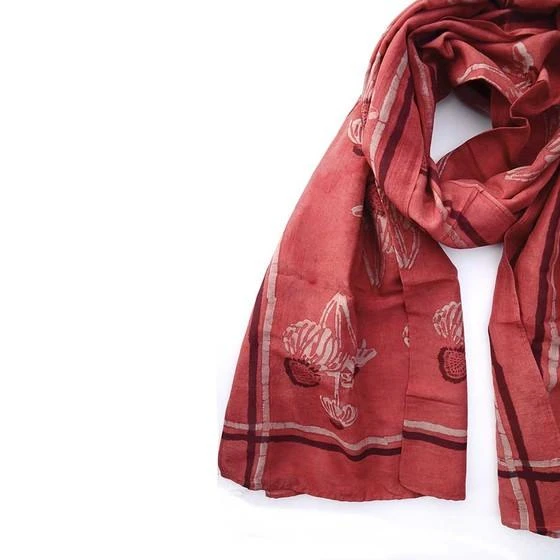 Ichcha Nacea Red Scarf 2 Ichcha Nacea Red Scarf